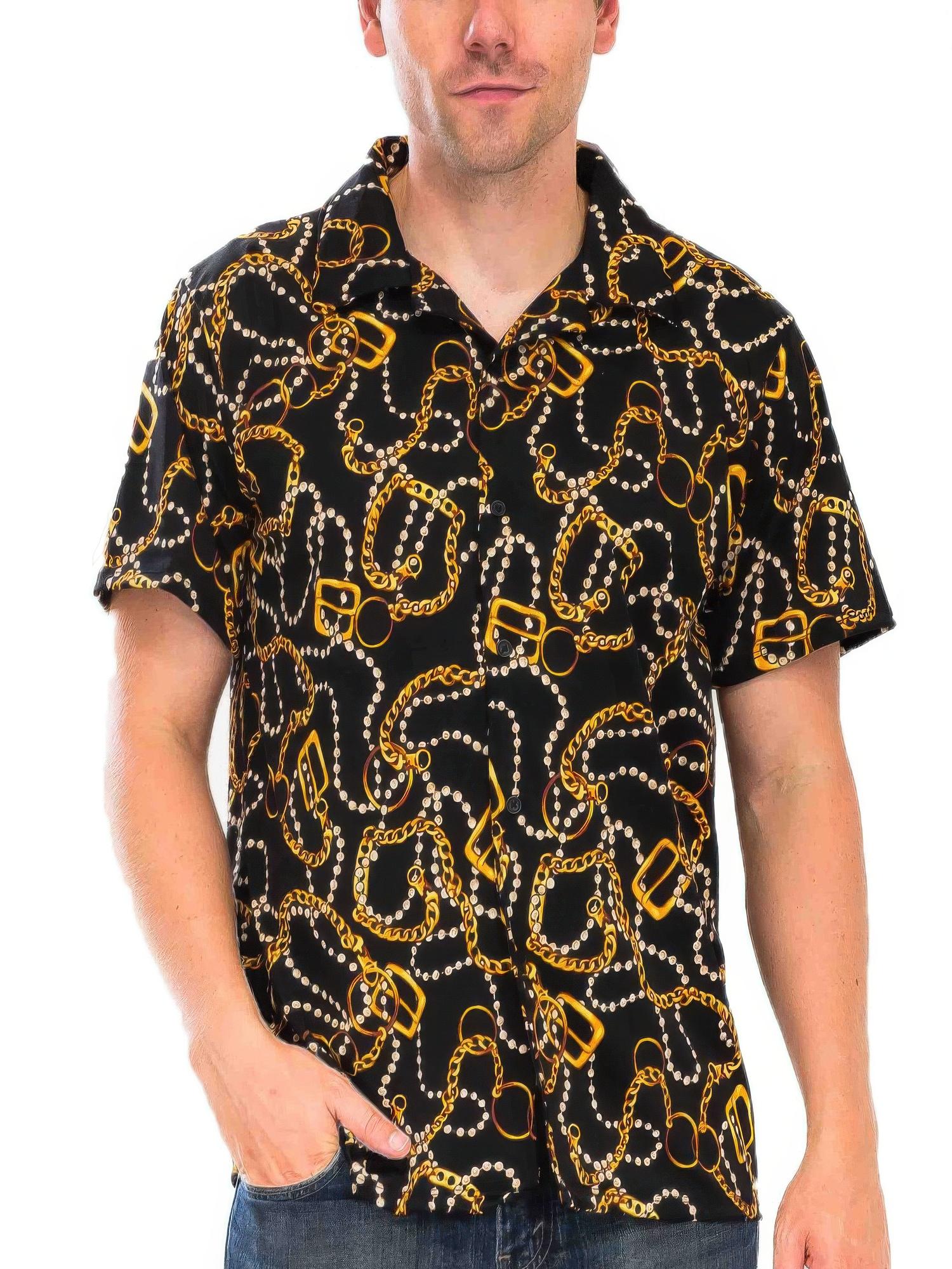 Mens string bead status button down-id.wh2wei000341 image