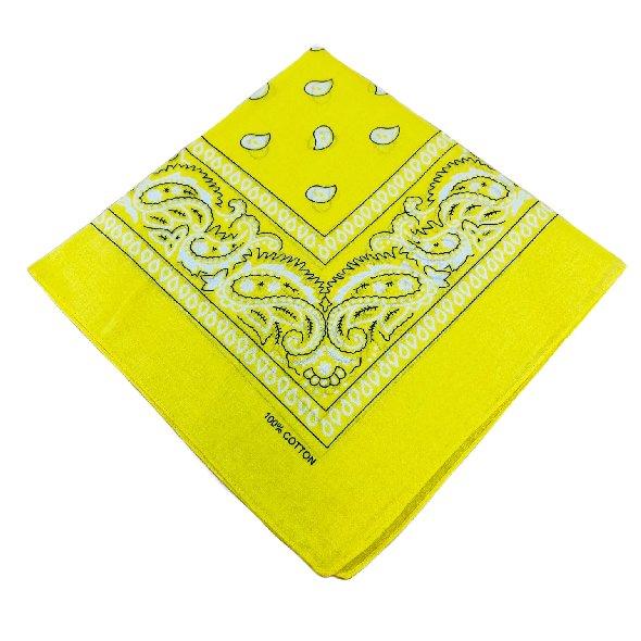 BN36 Bandana-Yellow Paisley image