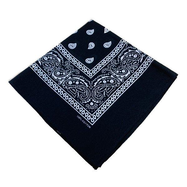 BN29 Bandana-Black Paisley image
