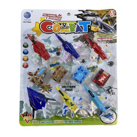TY447 10pc Military Combat Planes & Tanks image