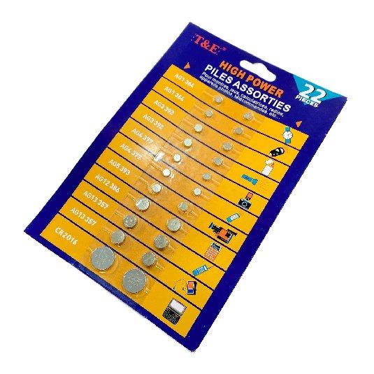 BT11 22pc Assorted Button Cell Batteries image