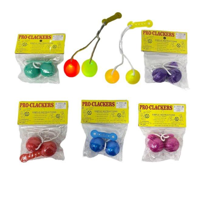 TY742 Light-Up Clacker Balls on String image
