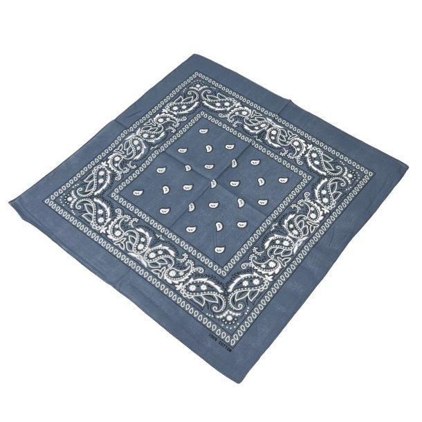 BN197 Bandana-Dark Gray Paisley image
