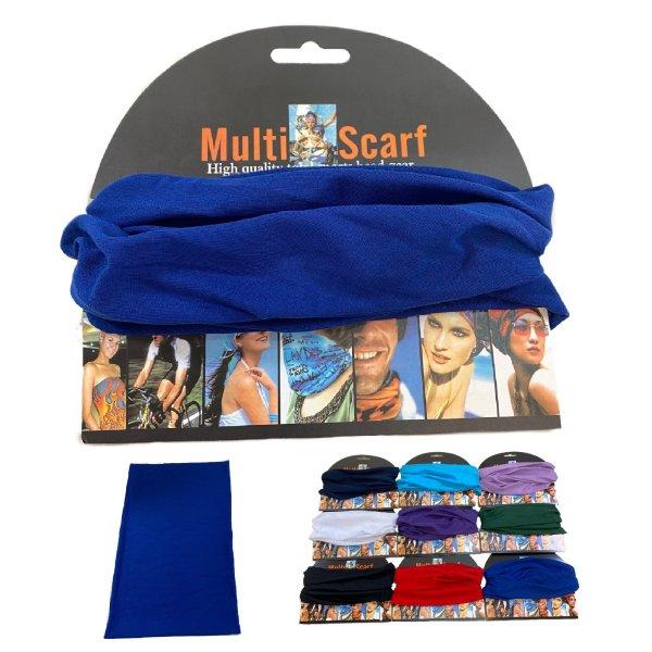 BN1570CL Multi-Functional Headgear Gaiter Buff[Solid] 9"X18" image