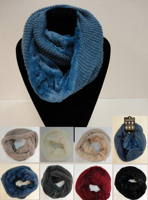 Knitted Infinity Scarf [Plush Knit-Tight Knit] image