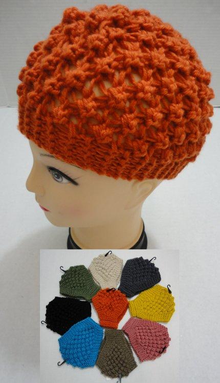 WN629CL Wide Hand Knitted Ear Band [Solid Color] *LOOP image