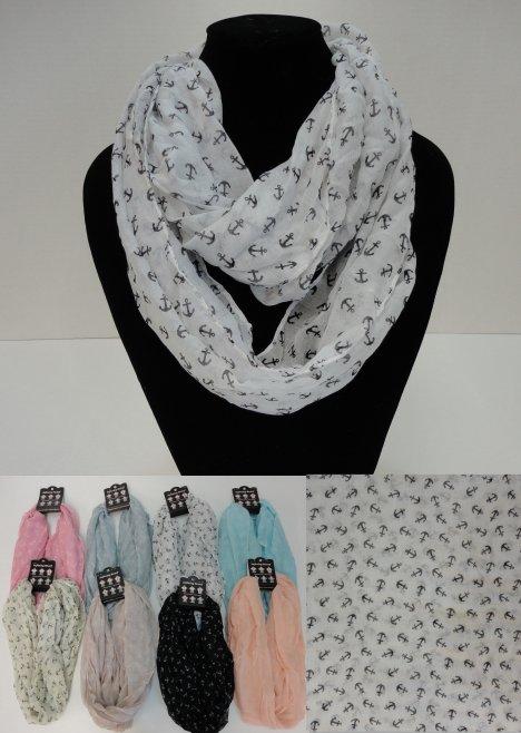 SC490CL Light Weight Infinity Scarf [Small Anchors] image