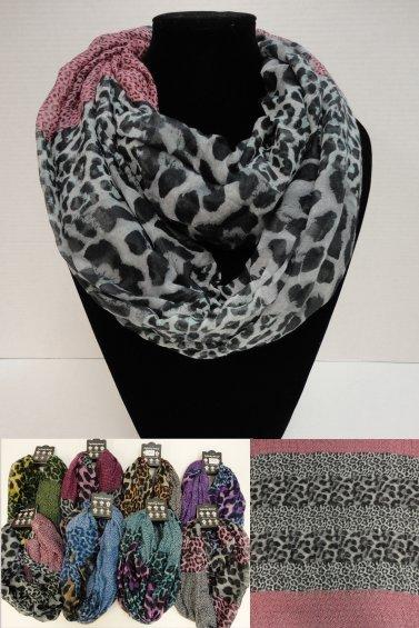 Extra-Wide Light Weight Infinity Scarf [Mixed Animal Print] image