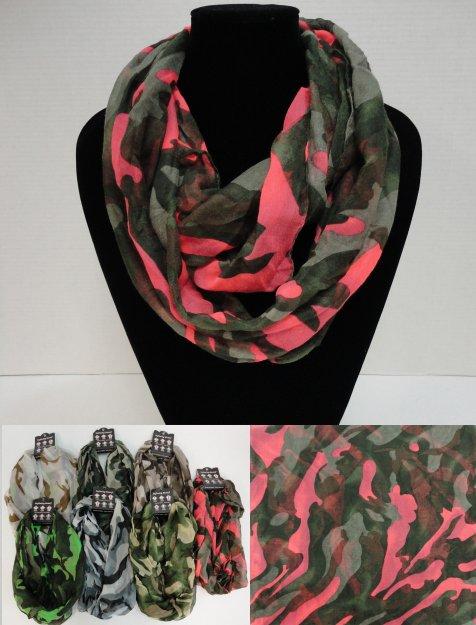 SC523CL Light Weight Infinity Scarf [Camo] image