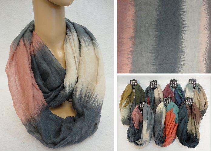 Extra-Wide Light Weight Infinity Scarf [Color Fade] image