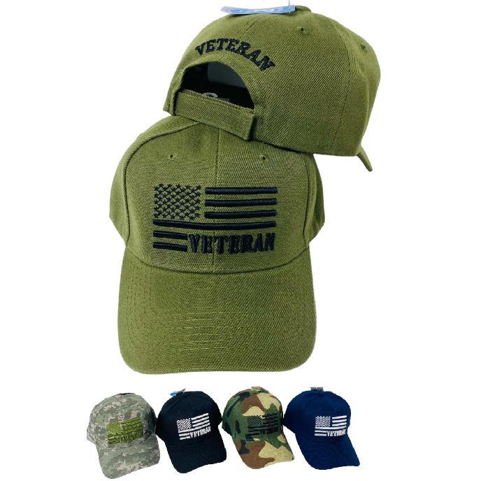 HT2170 VETERAN with Flag Hat image