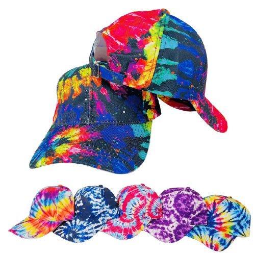HT5127 Multicolor Tie-Dye Baseball Cap image