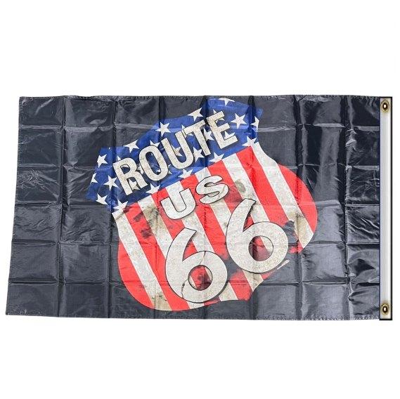 3'x5' Route 66 Flag [Right-Side Grommet] image