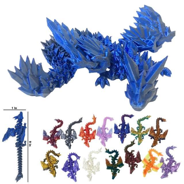 TY1201 3D Printed Model [Medium Winged Dragon] image