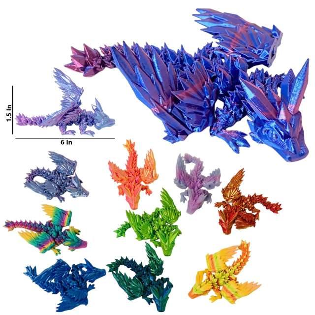 TY1202 3D Printed Model [Small Winged Dragon] image
