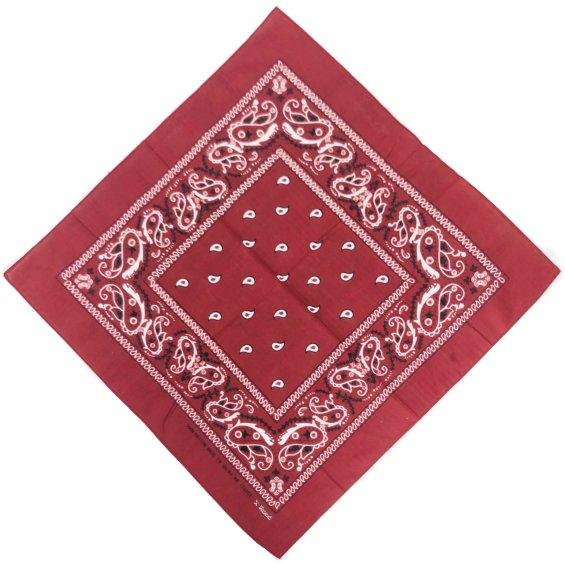 BN194 Bandana-Dark Red Paisley image