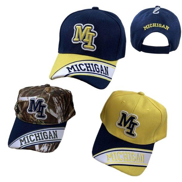 HT2134 MICHIGAN Hat [Banner on Bill] image