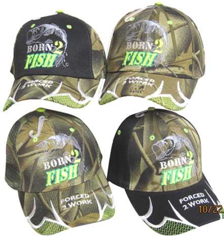 CAP922A** Born 2 Fish Cap image