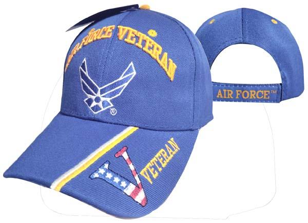 CAP593BA**  AF Vet & Logo V on Bill Cap image