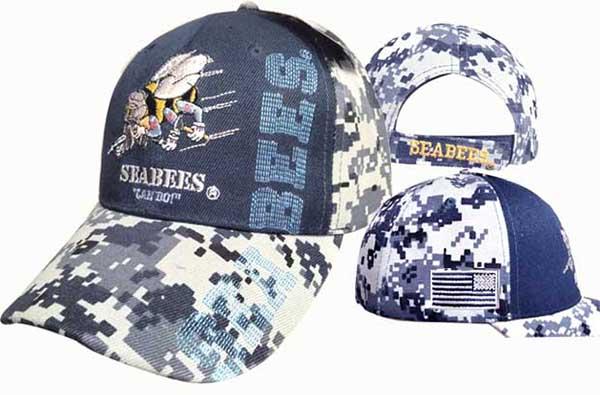 CAP602RC** Seabees Can Do Flag Camo Cap image