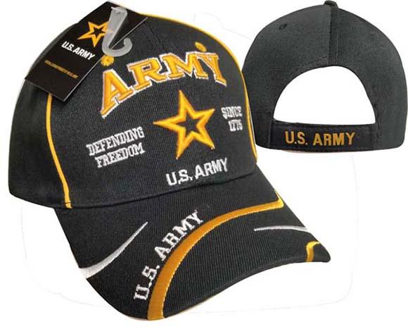 CAP595E** ARMY & Army Logo Defend Freedom Cap image