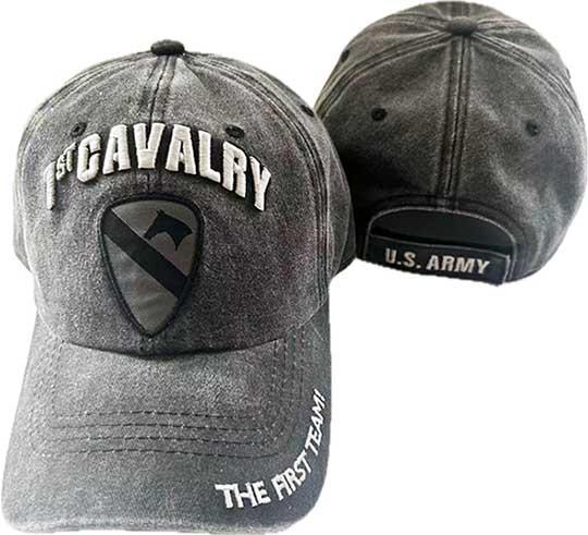 CAP528B** 1st Cavalry Cap Subdue Bk image