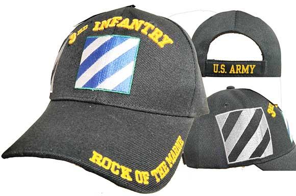 CAP621A **3rd Infantry Logo w/ shadow Cap 3D image