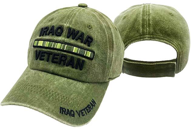 CAP481G** Iraq War Vet Svc Ribbon Cap Subdue OD image