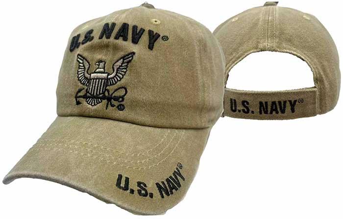 CAP506BK** Navy Logo Cap Subdue Khaki` image