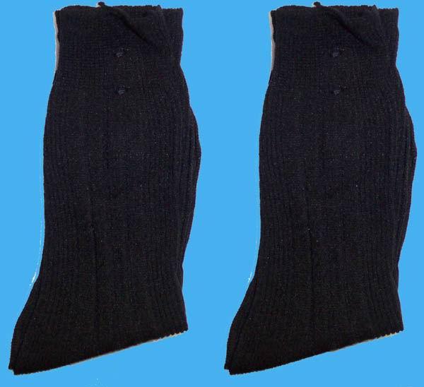 Socks  Boys   Nylon Dress  Socks - Black Color  (Sizes: S-M-L) image