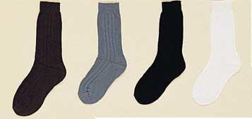 Socks Boys  Nylon  Dress  Socks -  In Colors -  (Sizes: S-M-L) image