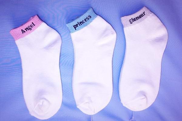 Girls Fashion Crew Socks   -  Trainer  Socks ( # 2305K) image
