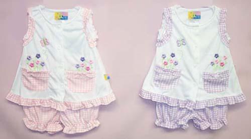 Girls  2Pc  Embroidered  Short  Sets - Infants ( # 61418G) image