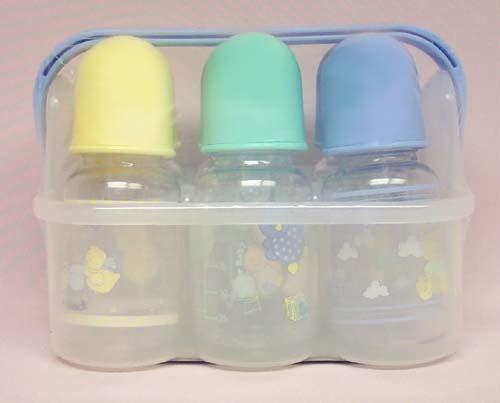6 Pack  - 4 Oz Baby Bottles With Caddy    ( # 20084) image