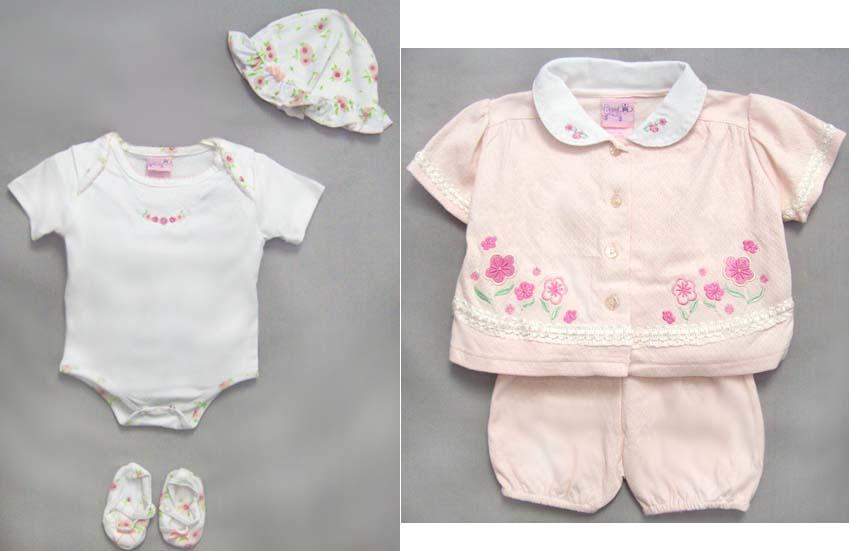 Gilrs 5Pc Playwear Set - New Born Sizes image