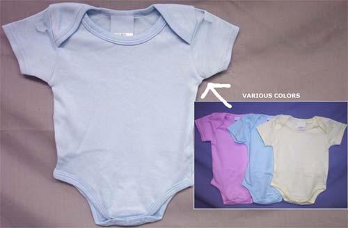 "Super Baby" Onesies - Short Sleeves - Color. Sizes: 12-24 Mos. image
