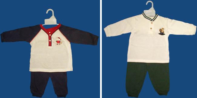 "Precious Creation"   Boys L/Slvs Pants Sets: Infant ( # 1161) image