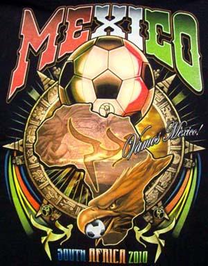 Soccer World Cup 2010 Black TShirt  - Style # 1 image