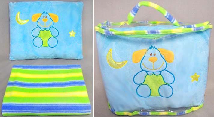 Baby  Plush Cushion &  Blanket Set image