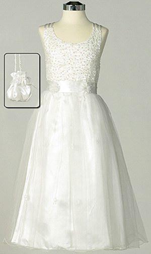 "Elizabeth" Girls  Dress With Hairbow. Yellow Color.  Sizes: 2-14 image