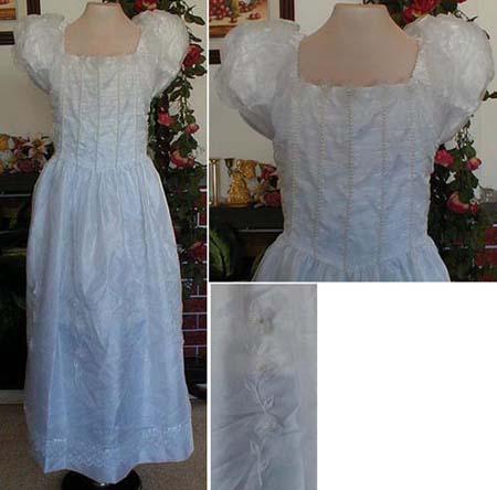 "Francisca" Long White Dresses  ( Sizes: 8 Thru 16) image