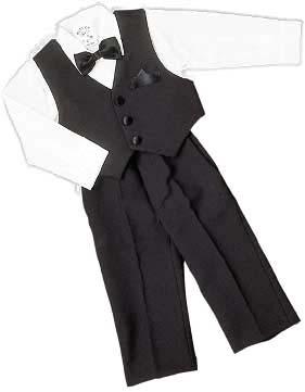 Boys 4Pc Slacks/Vest Sets - Sizes: 1 Thru 4 image