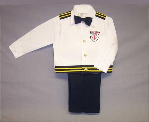 "Nicholas" 4Pc  Nautical  Slacks Sets -  For Boys ( 9 - 24 Mos) image
