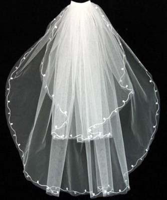 White Communion Veils ( # V053W1-14) image
