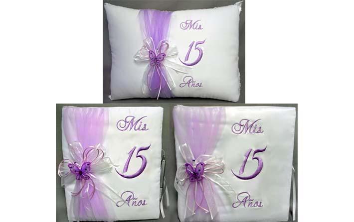 "Quincenera" 3Pc Matching Set With Butterfly image