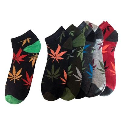 Marijuana Weed Crew Socks - Size  Range: 9-11 image