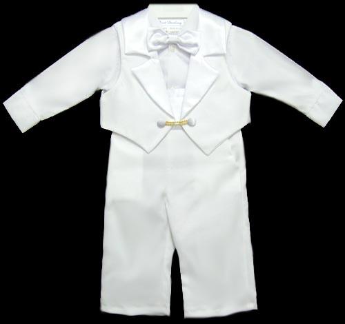 5Pc Boys Christening  Pants  Sets -  Sizes: 9 - 24 Mos. image