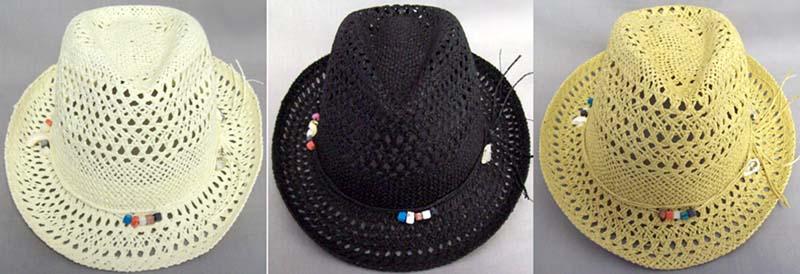 Native Pride - Fedora Hats - Mens'  Straw Hats - Asstd Colors image