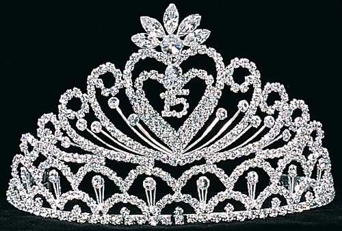 Rhinestones Tiara    (  # PS 109 - 15) image
