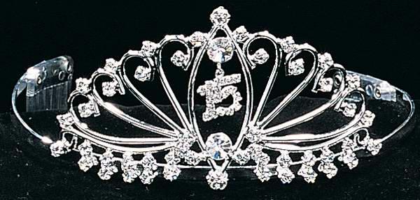 Rhinestones Tiara -  Sweet 15/Quincenera  (  # PS99-15) image